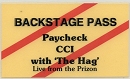 Inside The Walls Backstage Pass